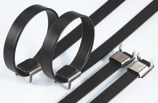stainless steel PVC coated cable ties